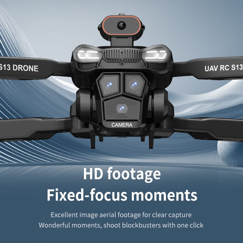 Drone 6K Dual Camera,Intelligent Obstacle Avoidance Drone,Optical Flow Hovering,Auto Return Home Drone