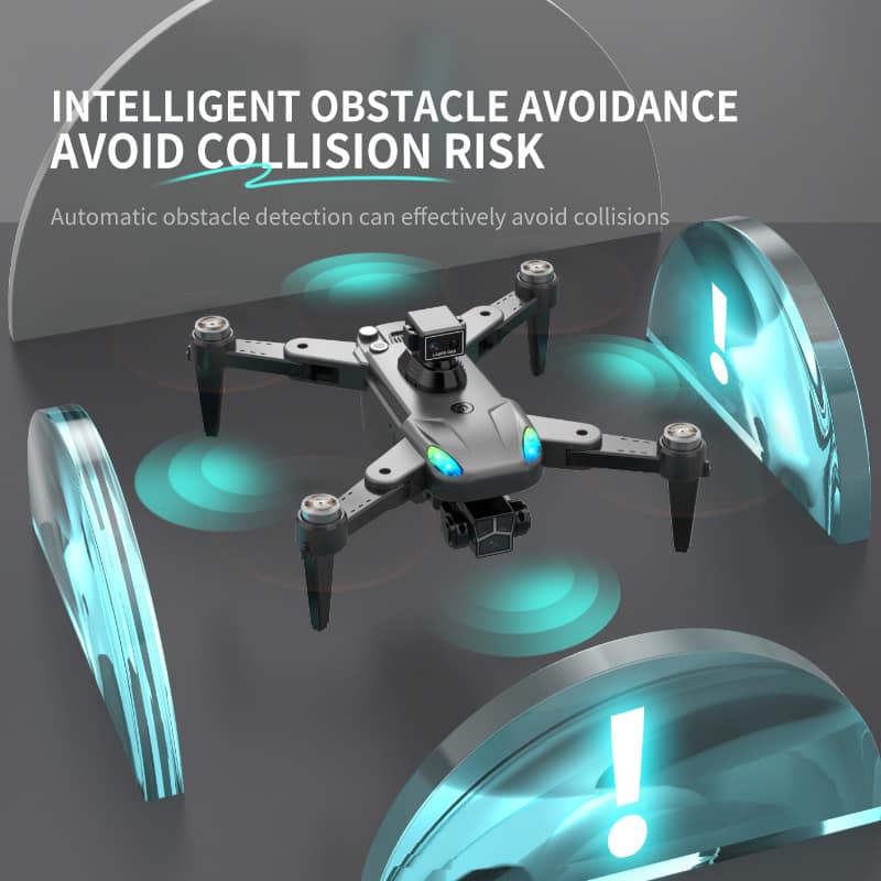 Drone 8K Dual Camera,Intelligent Obstacle Avoidance Drone,GPS Positioning Automatic Return,Quadcopter,Mechanical Gimbal Drone
