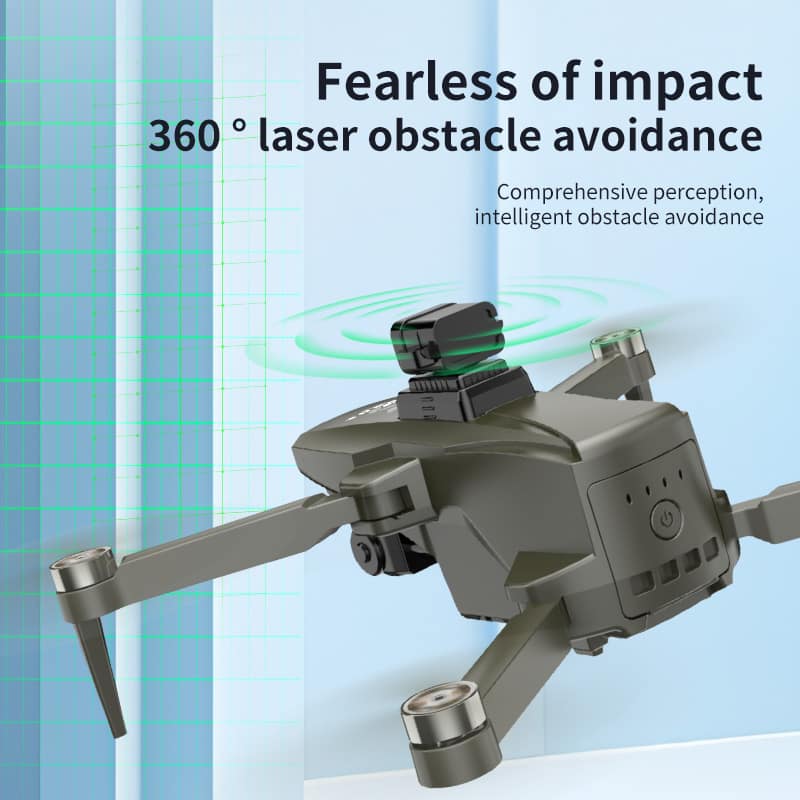 Drone HD Dual Camera,GPS Obstacle Avoidance Drone,GPS Brushless Positioning,30 Mins Flight Time