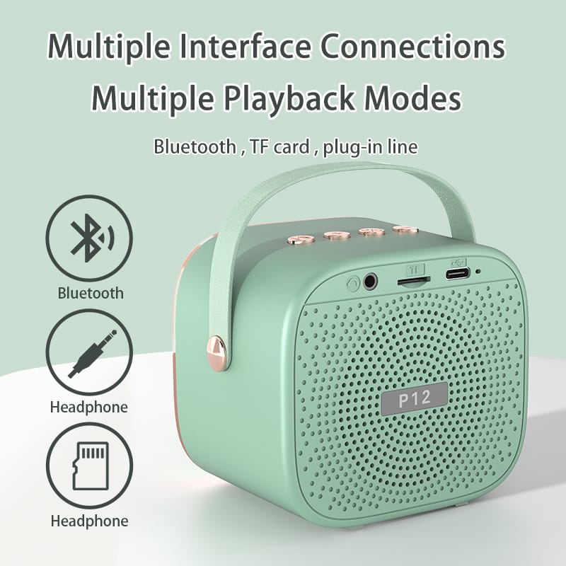 Portable Bluetooth Speaker,Bluetooth 5.3,Wireless Stereo Pairing,Retro TV Bluetooth Speaker
