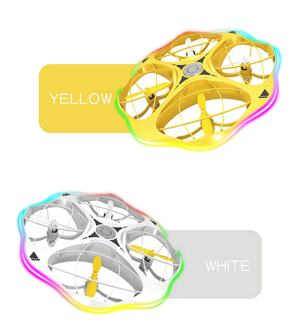 Remote Control UFO Drone,Cool LED Marquee Drone,Gesture Recognition Drone